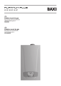 Manual de uso Baxi Platinum Plus 32 AF Caldera de gas