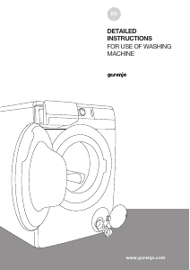 Bruksanvisning Gorenje WEI843HP Tvättmaskin