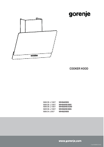 Руководство Gorenje WHI649EB Кухонная вытяжка