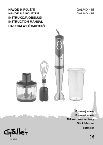 Manual Gallet MIX 415 Hand Blender