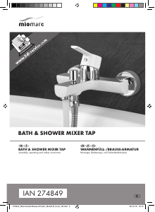 Manual Miomare IAN 274849 Faucet