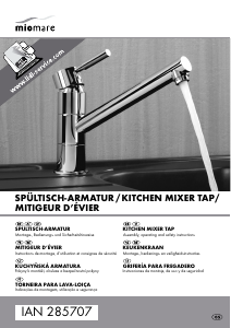 Manual Miomare IAN 285707 Faucet