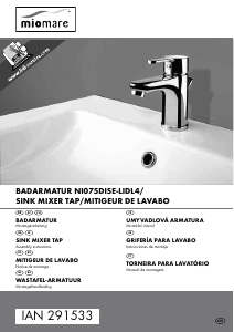 Manual Miomare IAN 291533 Faucet