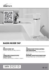 Manual Miomare IAN 312113 Faucet