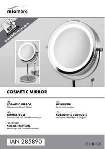 Manual Miomare IAN 285890 Mirror