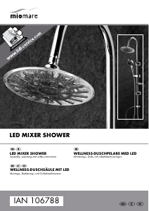 Manual Miomare IAN 106788 Shower Head