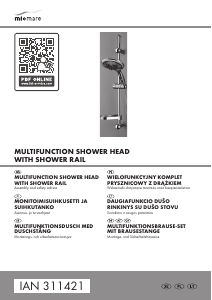 Manual Miomare IAN 311421 Shower Head