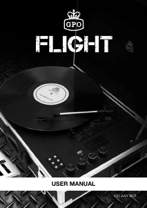 Manual de uso GPO Flight Giradiscos