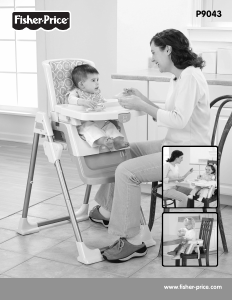 Manual Fisher-Price P9043 Baby High Chair