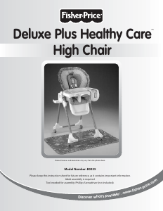 Handleiding Fisher-Price B0325 Deluxe Plus Healthy Care Kinderstoel