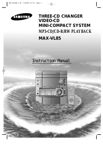 Manual Samsung MAX-VL85 Stereo-set