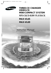 Manual Samsung MAX-VL69 Stereo-set