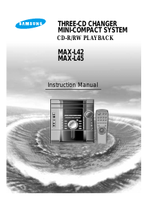 Manual Samsung MAX-L42 Stereo-set