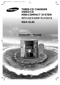 Manual Samsung MAX-VL45 Stereo-set