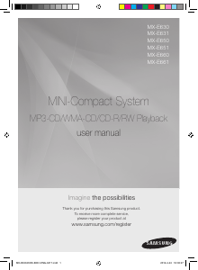 Manual Samsung MX-E630 Stereo-set