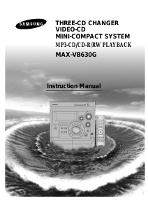 Manual Samsung MAX-VB630 Stereo-set