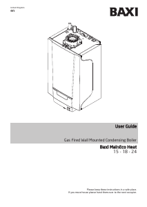 Manual Baxi MainEco Heat 24 Central Heating Boiler