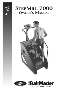 Manual StairMaster StepMill 7000 Stepper