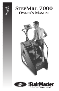 Handleiding StairMaster StepMill 7000 Stepper