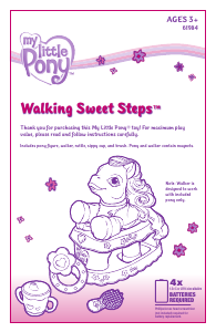 Manual Hasbro My Little Pony Walking Sweet Steps