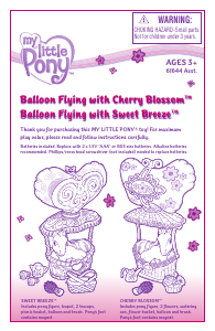 Handleiding Hasbro My Little Pony Balloon Flying with Cherry Blossom