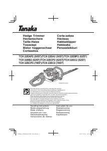 Manual de uso Tanaka TCH 22ECP2 (62ST) Tijeras cortasetos