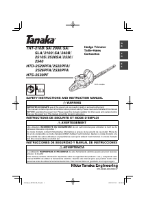 Manual Tanaka THT-2530 Hedgecutter