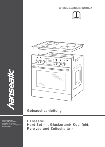 Bedienungsanleitung Hanseatic 2013C(G)3.334eETsPrDpHbJX Herd