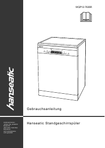 Bedienungsanleitung Hanseatic WQP12-7635R Geschirrspüler