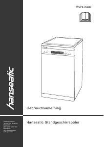 Bedienungsanleitung Hanseatic WQP8-7636R Geschirrspüler