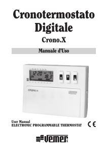 Manual Vemer Crono.X Thermostat