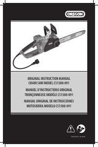 Manual de uso Oregon CS1500-091 Sierra de cadena