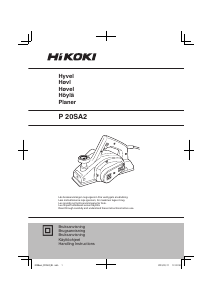 Handleiding Hikoki P 20SA2 Schaafmachine