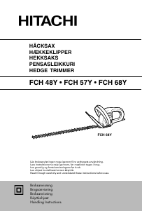 Bruksanvisning Hitachi FCH 48Y Häcksax