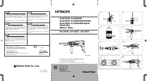 Brugsanvisning Hitachi DV 20VB Slagboremaskine