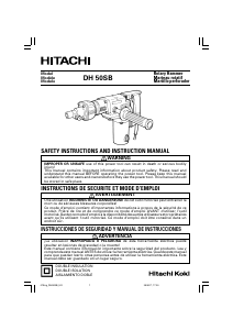 Manual Hitachi DH 50SB Rotary Hammer