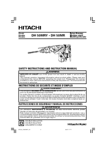 Manual de uso Hitachi DH 50MRY Martillo perforador