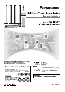Handleiding Panasonic SC-HT690P Home cinema set