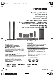 Manuál Panasonic SC-XH155EP Domácí kino