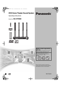 Handleiding Panasonic SC-HT800E Home cinema set