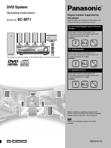 Manual Panasonic SC-MT1EB Home Theater System