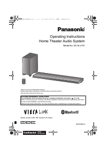 Manual Panasonic SC-ALL70TEB Home Theater System