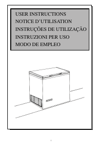 Manuale Tensai SIF320 Congelatore