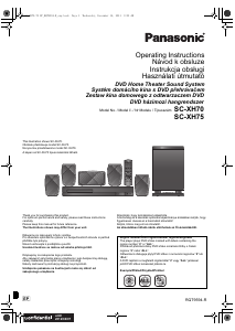 Instrukcja Panasonic SC-XH75EP Zestaw kina domowego