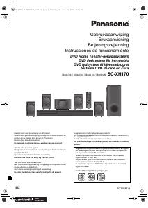 Bruksanvisning Panasonic SC-XH170EG Hembiopaket