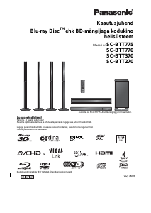 Kasutusjuhend Panasonic SC-BTT270 Kodukinosüsteem