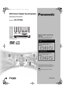 Manual Panasonic SC-HT500E Home Theater System