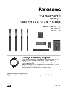 Priručnik Panasonic SC-BTT885EG Kućno kino