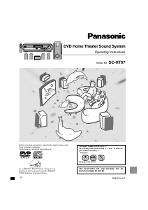 Bruksanvisning Panasonic SC-HT67P Hembiopaket