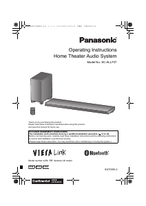 Bruksanvisning Panasonic SC-ALL70TEG Hembiopaket